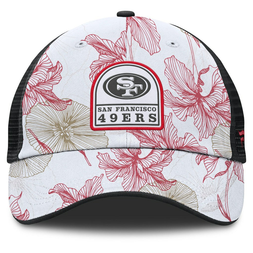 San Francisco 49ers Fanatics Tropical Adjustable Trucker Hat