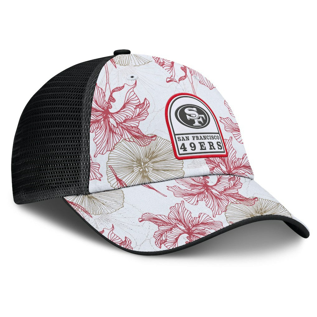 San Francisco 49ers Fanatics Tropical Adjustable Trucker Hat