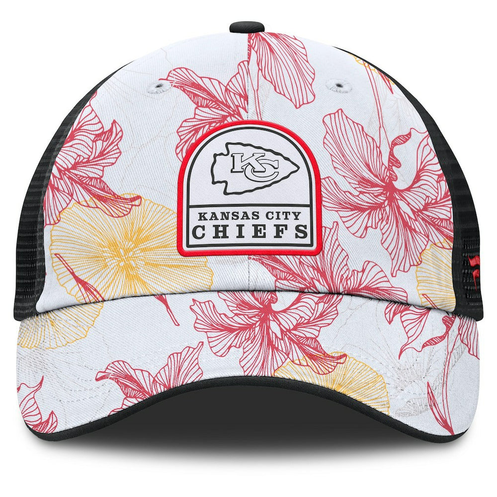 Kansas City Chiefs Fanatics Tropical Adjustable Trucker Hat