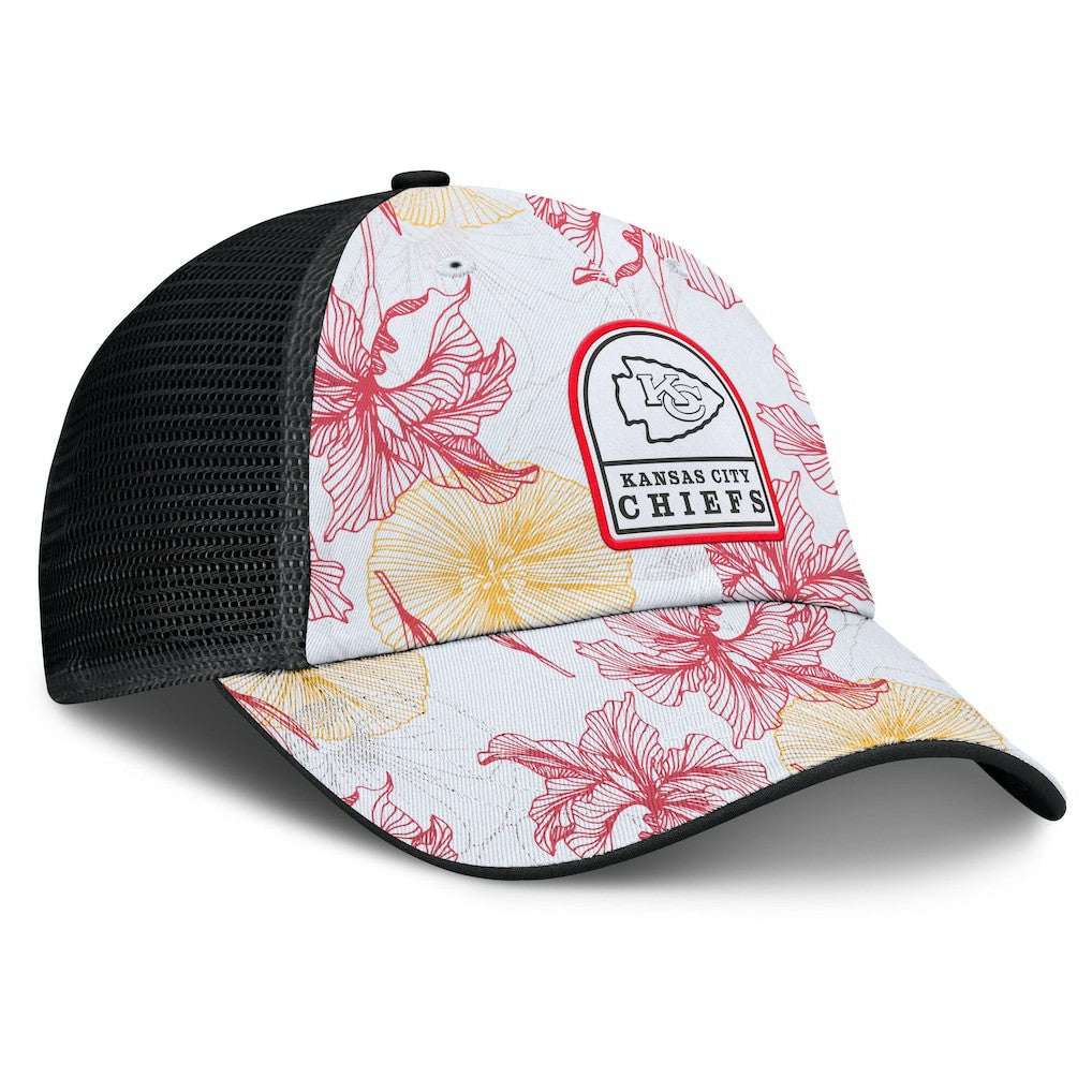 Kansas City Chiefs Fanatics Tropical Adjustable Trucker Hat