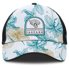 Jacksonville Jaguars Fanatics Tropical Adjustable Trucker Hat