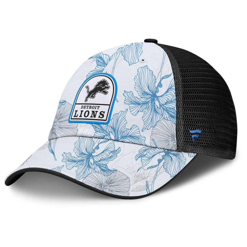 Detroit Lions Fanatics Tropical Adjustable Trucker Hat