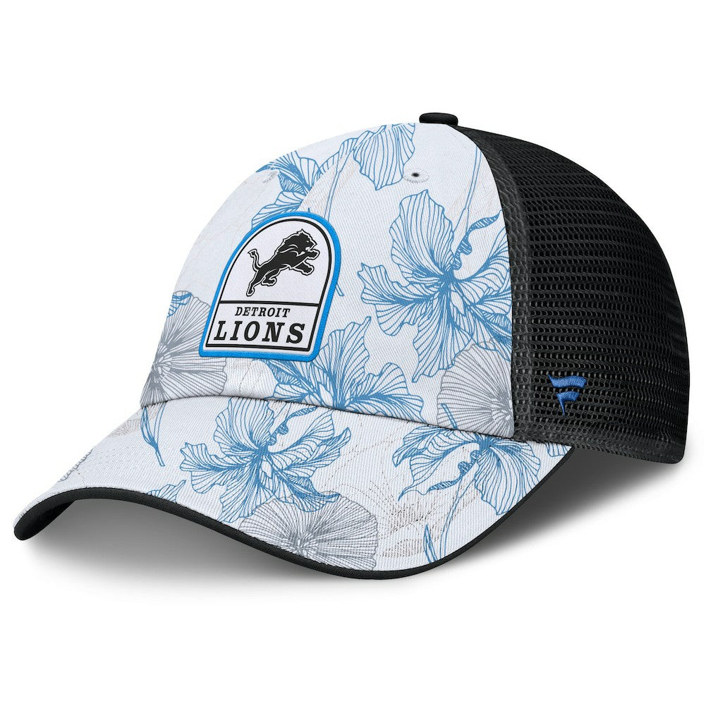 Detroit Lions Fanatics Tropical Adjustable Trucker Hat
