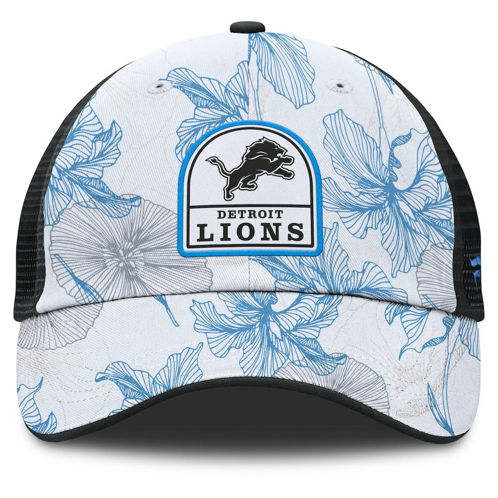 Detroit Lions Fanatics Tropical Adjustable Trucker Hat