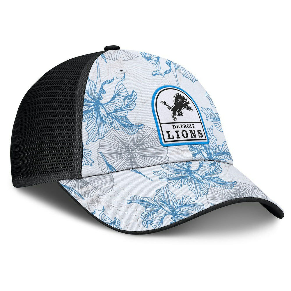 Detroit Lions Fanatics Tropical Adjustable Trucker Hat