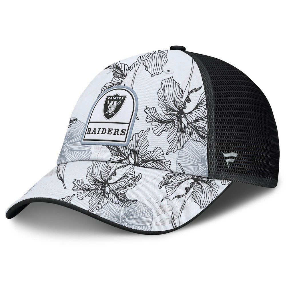 Las Vegas Raiders Fanatics Tropical Adjustable Trucker Hat