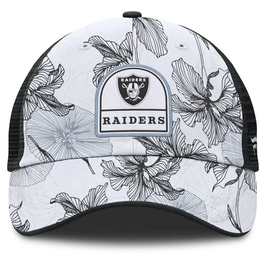 Las Vegas Raiders Fanatics Tropical Adjustable Trucker Hat