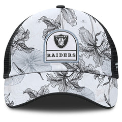 Las Vegas Raiders Fanatics Tropical Adjustable Trucker Hat