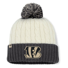 Cincinnati Bengals Fanatics Women's Coaxial Cuffed Knit Hat with Pom