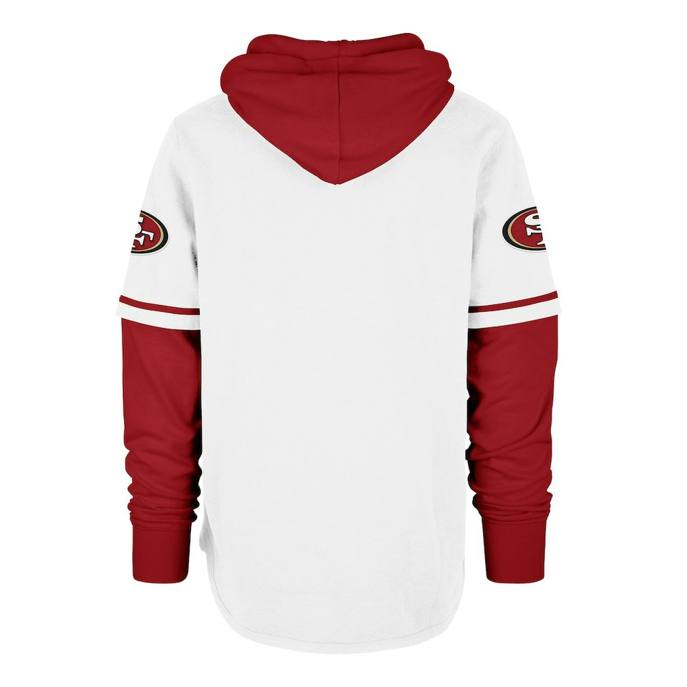 San Francisco 49ers 47 brand '47 Trifecta Shortstop Pullover Hoodie