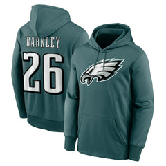 Philadelphia Eagles Nike Saquon Barkley  Player Name & Number Therma Hoodie