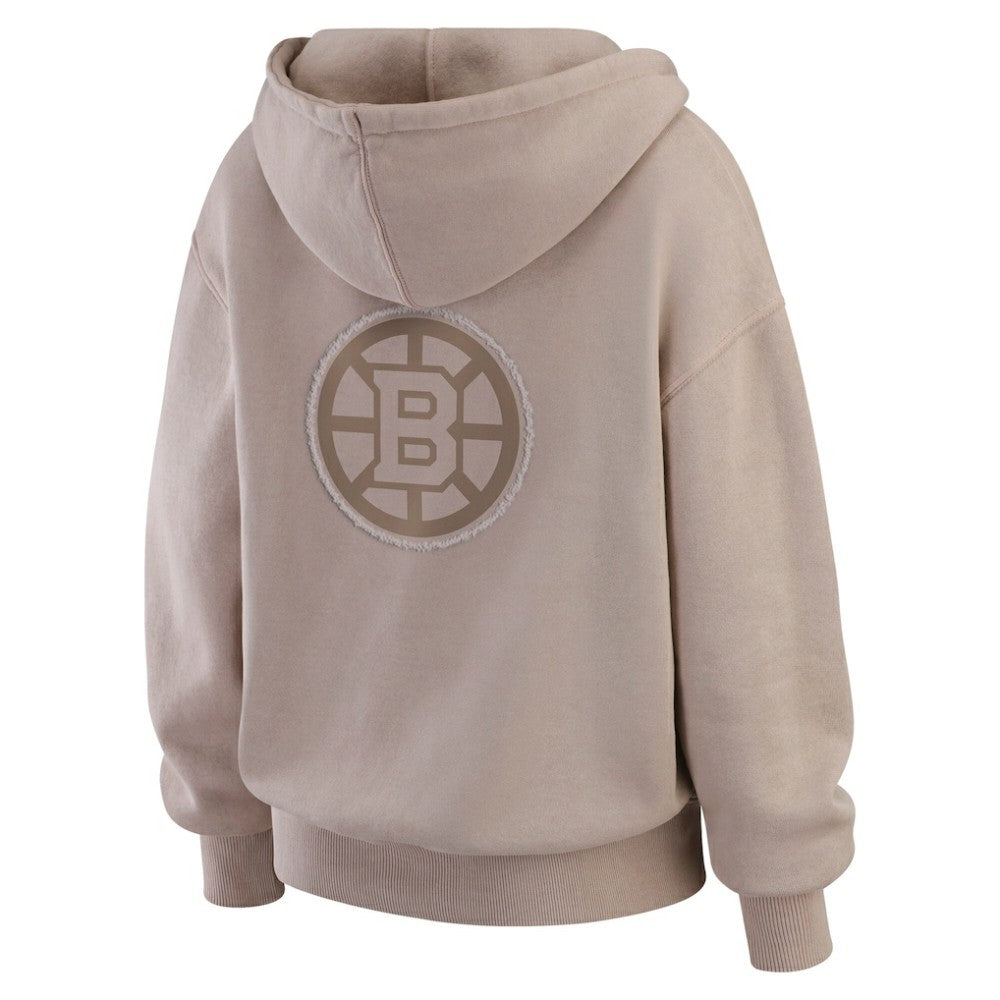 Boston Bruins WEAR by Erin Andrews Women's Washed Pullover Crewdie Outlet