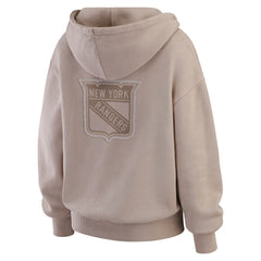 New York Rangers WEAR by Erin Andrews Women's Washed Pullover Crewdie On Sale