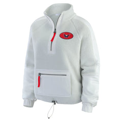 Washington Capitals WEAR by Erin Andrews Women's Polar Fleece Quarter-Zip Jacket Online