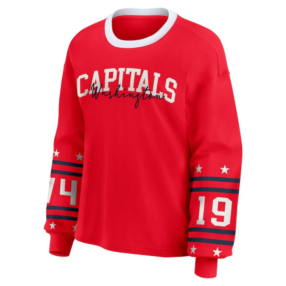 Washington Capitals WEAR by Erin Andrews Women's Long-Sleeve Sport T-Shirt Online