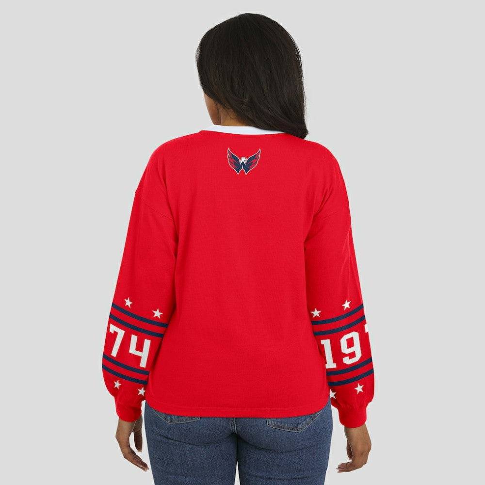 Washington Capitals WEAR by Erin Andrews Women's Long-Sleeve Sport T-Shirt Online