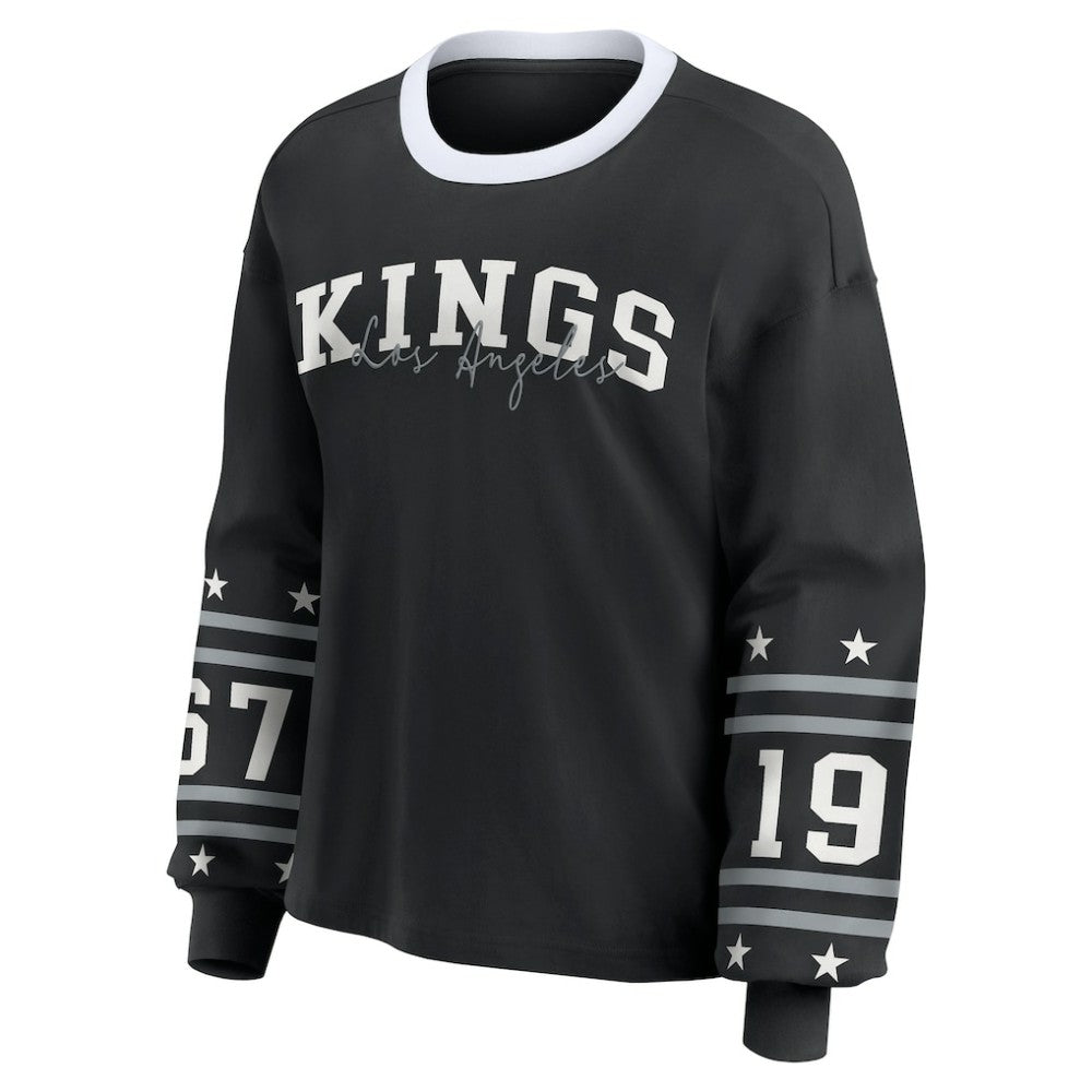 Los Angeles Kings WEAR by Erin Andrews Women's Long-Sleeve Sport T-Shirt Online