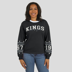 Los Angeles Kings WEAR by Erin Andrews Women's Long-Sleeve Sport T-Shirt Online
