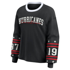 Carolina Hurricanes WEAR by Erin Andrews Women's Long-Sleeve Sport T-Shirt Outlet