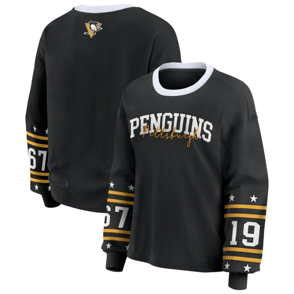 Pittsburgh Penguins WEAR by Erin Andrews Women's Long-Sleeve Sport T-Shirt Online
