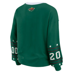Minnesota Wild WEAR by Erin Andrews Women's Long-Sleeve Sport T-Shirt For Sale