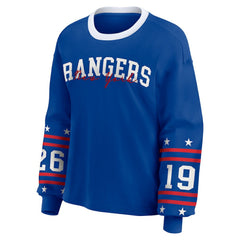 New York Rangers WEAR by Erin Andrews Women's Long-Sleeve Sport T-Shirt Sale