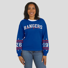 New York Rangers WEAR by Erin Andrews Women's Long-Sleeve Sport T-Shirt Sale