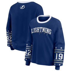 Tampa Bay Lightning WEAR by Erin Andrews Women's Long-Sleeve Sport T-Shirt On Sale
