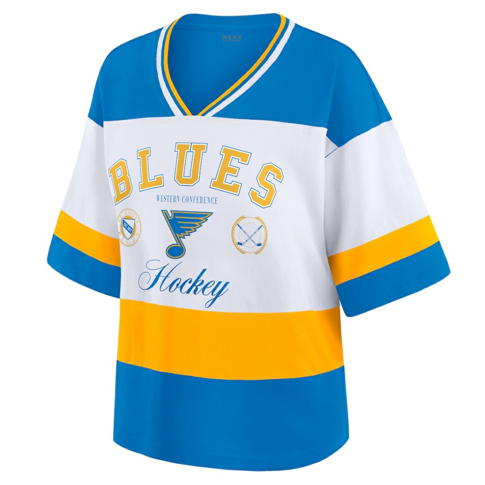 St. Louis Blues WEAR by Erin Andrews Women's Jersey Style Tee Discount