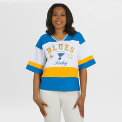 St. Louis Blues WEAR by Erin Andrews Women's Jersey Style Tee Discount