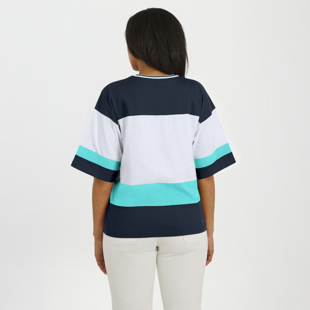Seattle Kraken WEAR by Erin Andrews Women's Jersey Style Tee Outlet