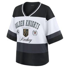 Vegas Golden Knights WEAR by Erin Andrews Women's Jersey Style Tee For Sale
