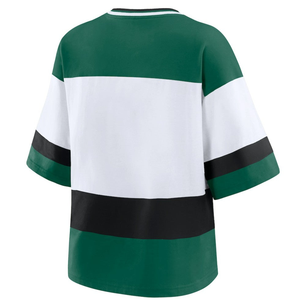 Minnesota Wild WEAR by Erin Andrews Women's Jersey Style Tee On Sale