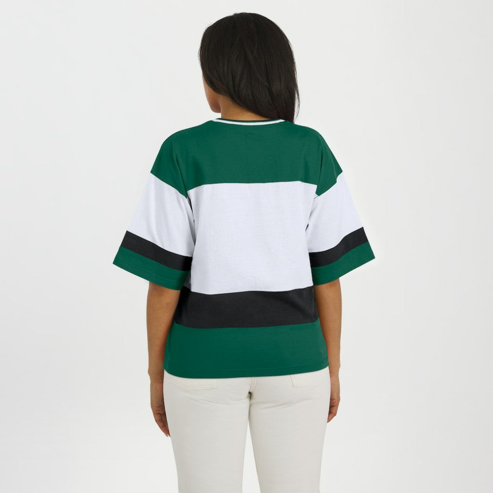 Minnesota Wild WEAR by Erin Andrews Women's Jersey Style Tee On Sale