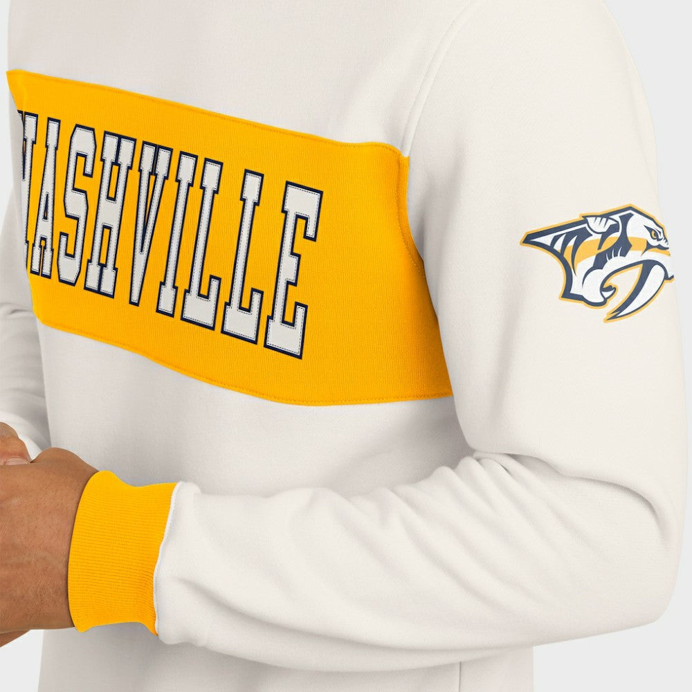 Nashville Predators Darius Rucker Collection by Fanatics Colorblock Pullover Sweatshirt For Sale