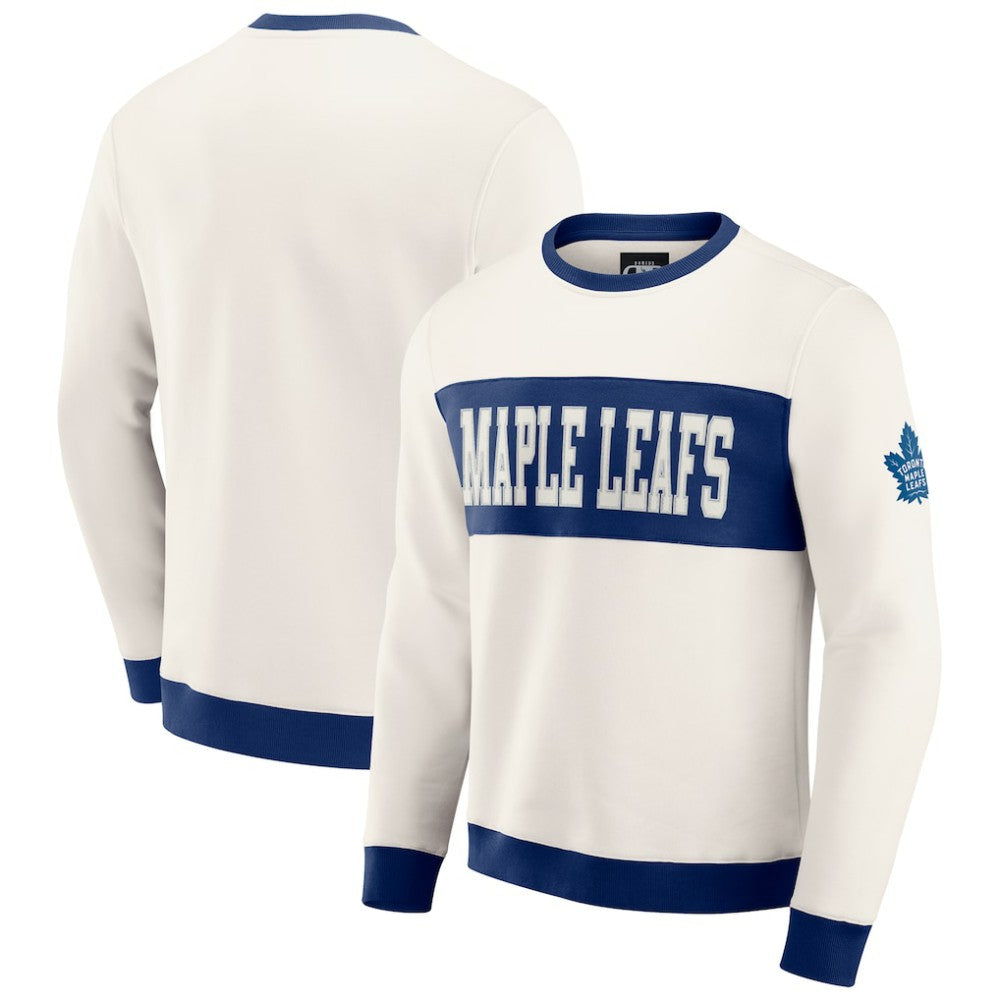 Toronto Maple Leafs Darius Rucker Collection by Fanatics Colorblock Pullover Sweatshirt Outlet