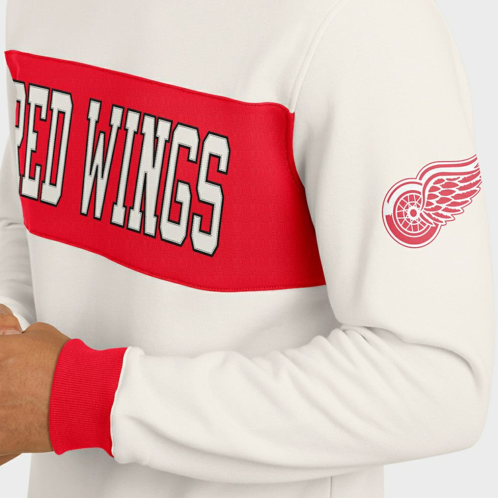 Detroit Red Wings Darius Rucker Collection by Fanatics Colorblock Pullover Sweatshirt Sale