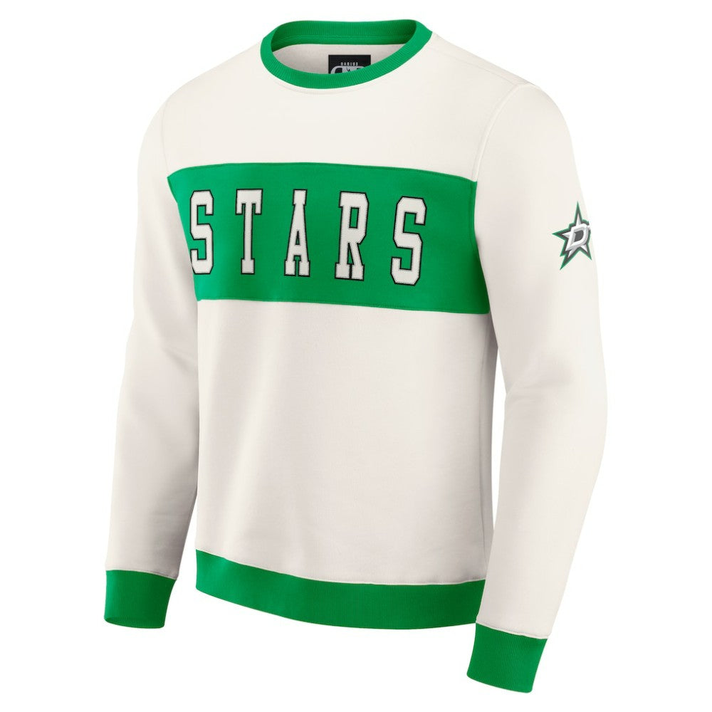 Dallas Stars Darius Rucker Collection by Fanatics Colorblock Pullover Sweatshirt On Sale
