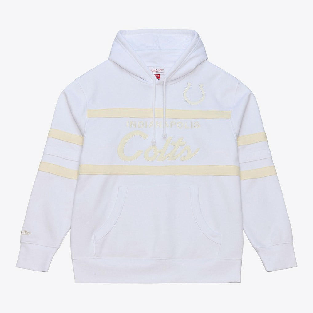 Indianapolis Colts Mitchell & Ness Head Coach White Out Edition Hoodie