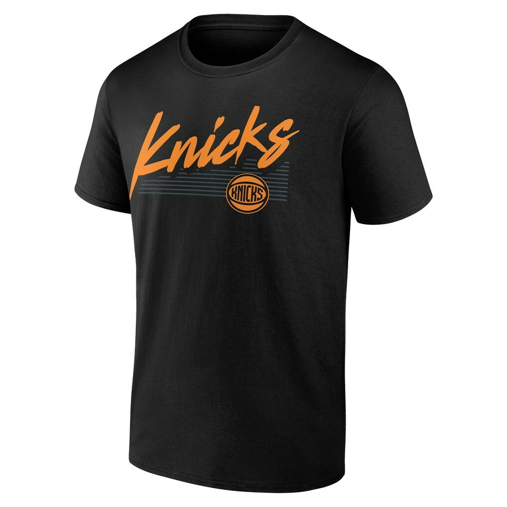 New York Knicks Color Block Slant T-Shirt On Sale