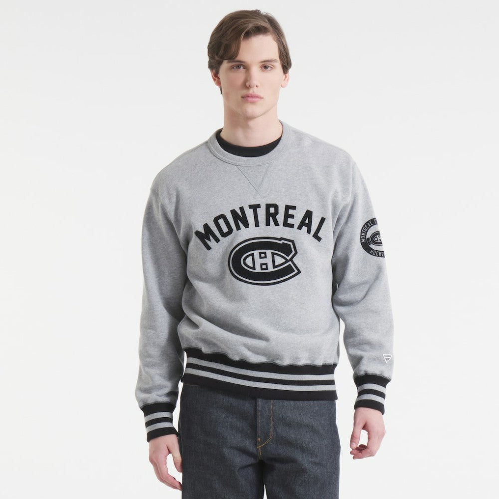Montreal Canadiens Todd Snyder by Fanatics Relaxed Canadian Fleece Crew Outlet
