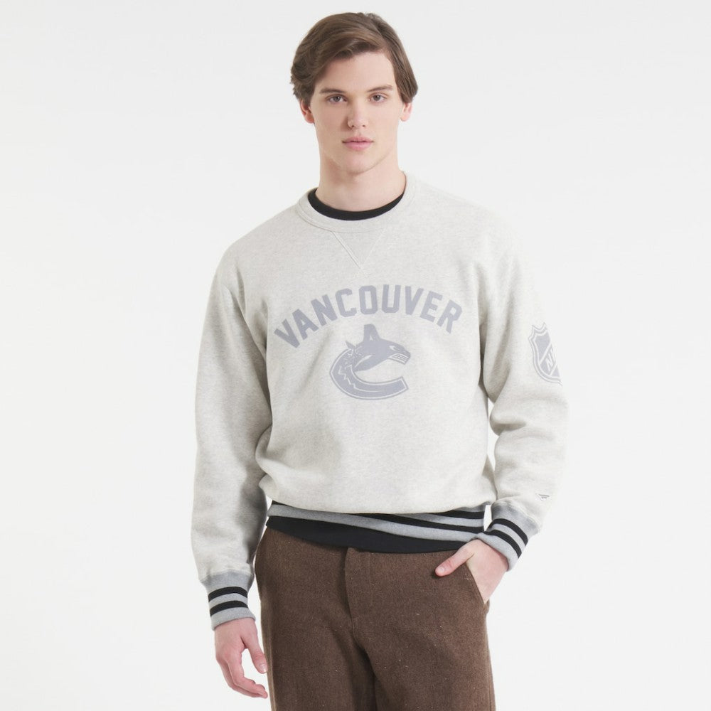 Vancouver Canucks Todd Snyder by Fanatics Relaxed Canadian Fleece Crew Discount