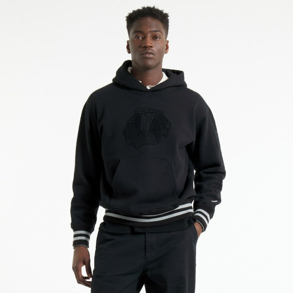 Chicago Blackhawks Todd Snyder by Fanatics Relaxed Canadian Fleece Hoodie Sale