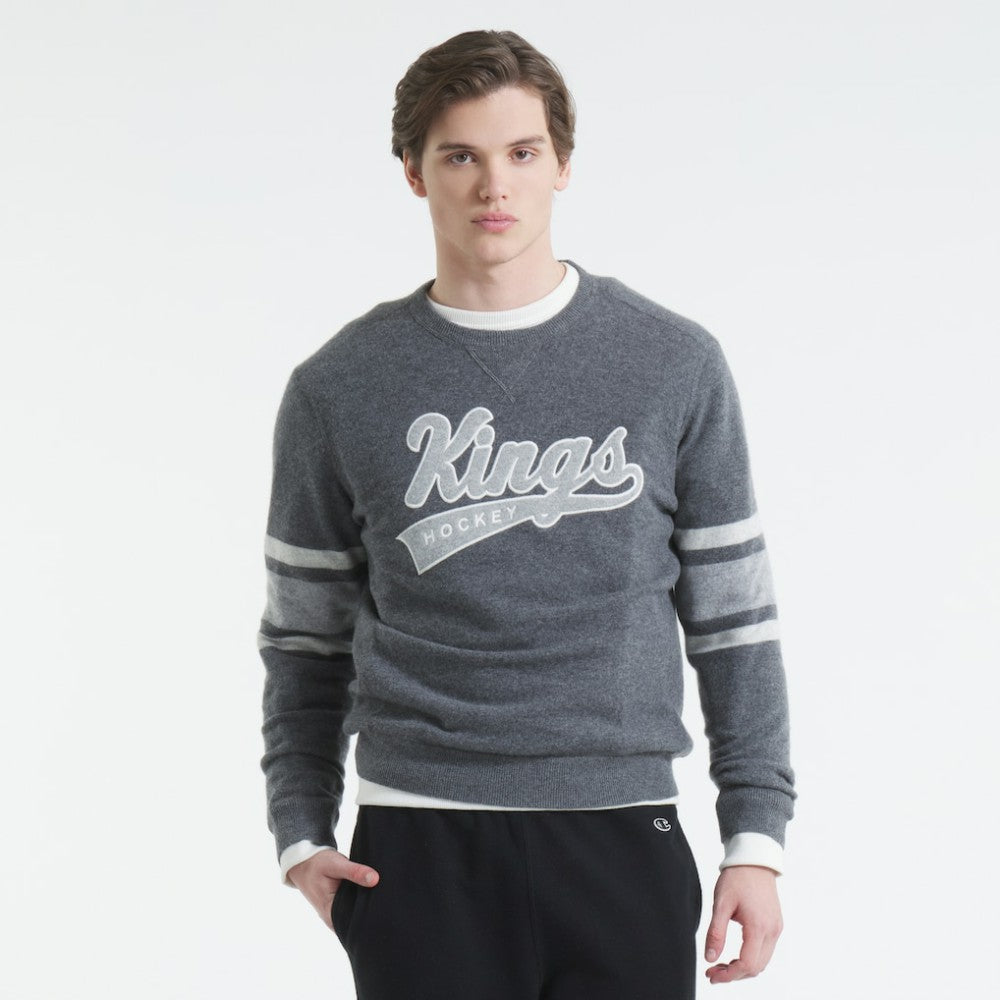 Los Angeles Kings Todd Snyder by Fanatics Cashmere Crew Sweater On Sale