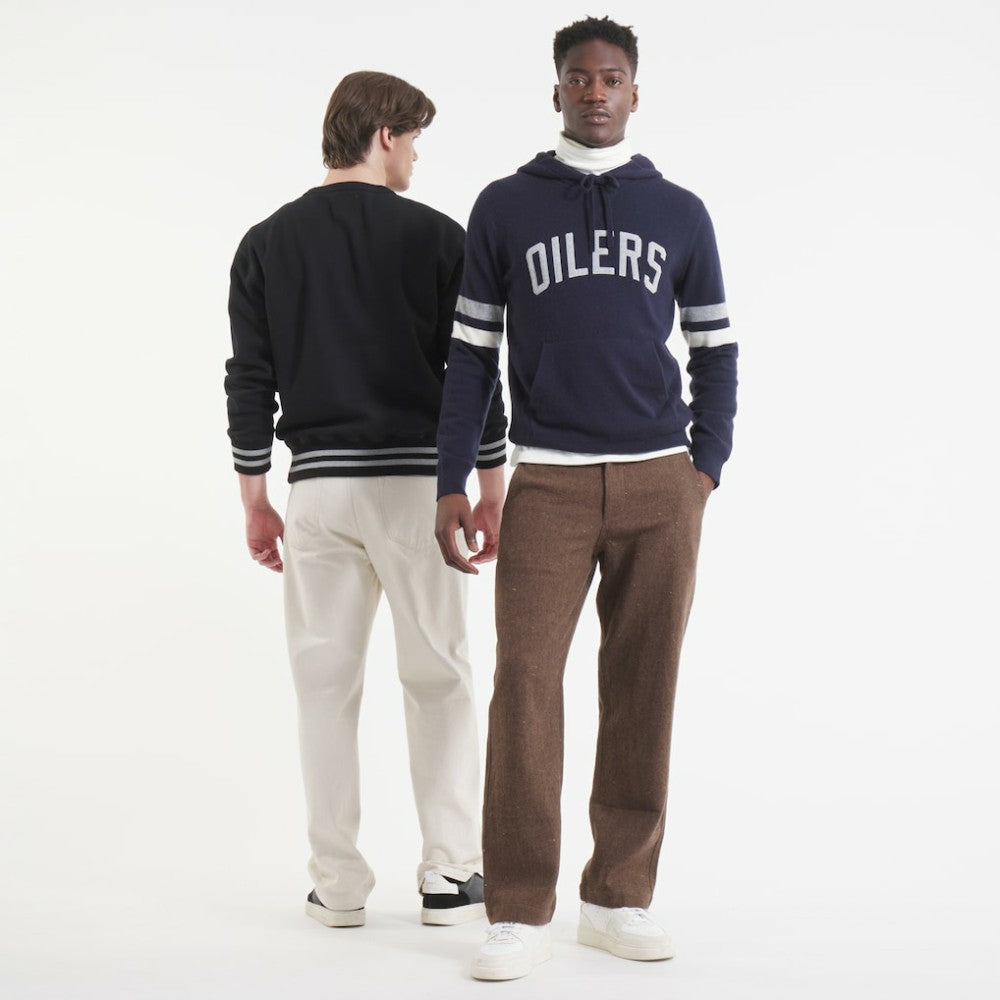 Edmonton Oilers Todd Snyder by Fanatics Cashmere Hooded Sweater Online