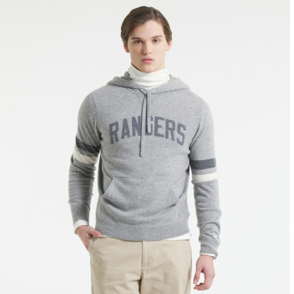 New York Rangers Todd Snyder by Fanatics Cashmere Hooded Sweater Outlet