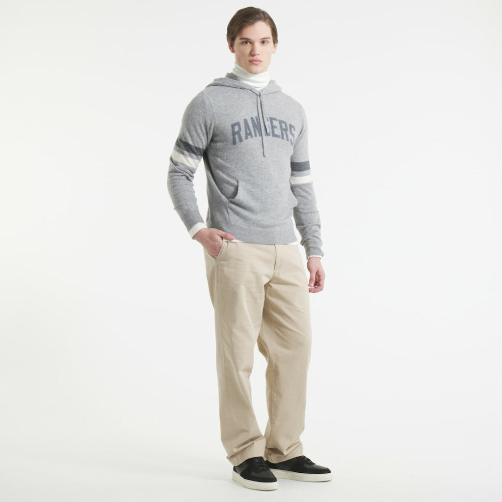 New York Rangers Todd Snyder by Fanatics Cashmere Hooded Sweater Outlet