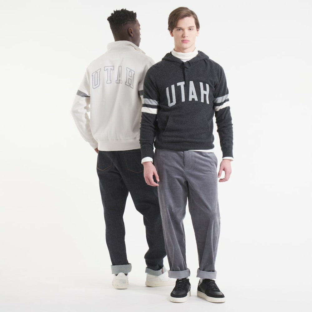 Utah Mammoth Todd Snyder by Fanatics Cashmere Hooded Sweater On Sale