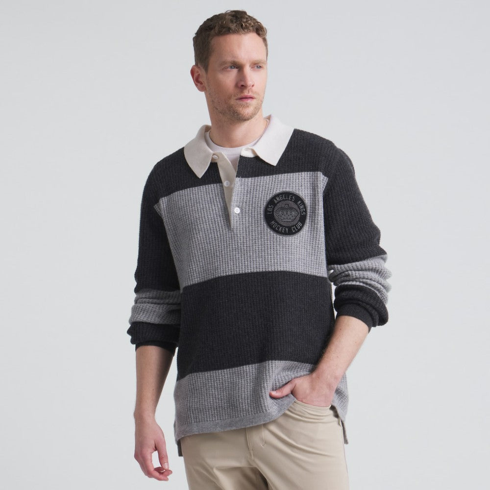 Los Angeles Kings Todd Snyder by Fanatics Cashmere Rugby Sweater Online