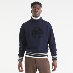 Edmonton Oilers Todd Snyder by Fanatics Relaxed Canadian Fleece Turtleneck Online